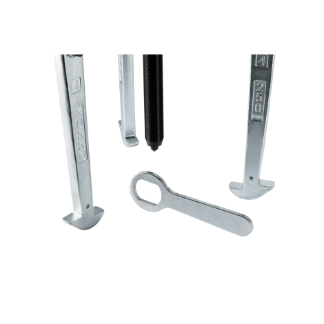 Ściągacz 3-ramienny Aligator 350 x 275 mm z wstępnie ustawianymi ramionami do ściągania wewnętrznego i zewnętrznego seria 12-A KUKKO kod: 12-5 - 5